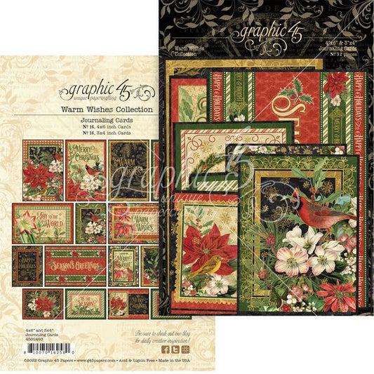 Graphic 45 Warm Wishes Collection 4x6 & 3x