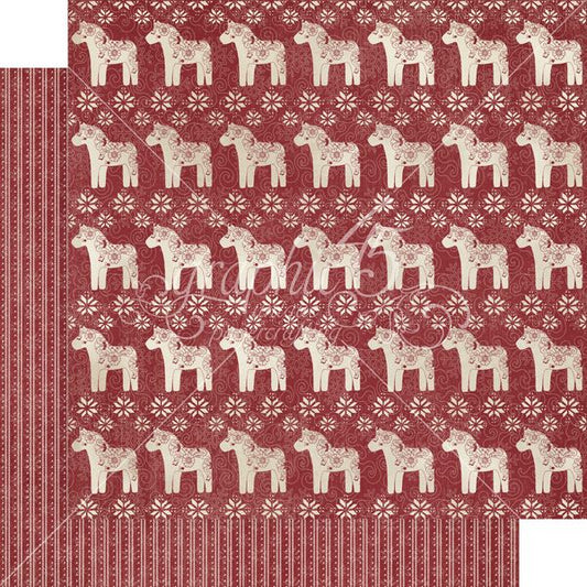 Graphic 45 Let's Get Cozy: Sweater Weather 12x12 DS Paper (1 Sheet)