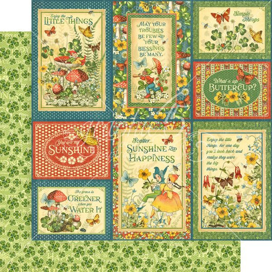 Graphic 45 Little Things: You Are My Sunshine 12x12 DS Paper (1 Sheet)