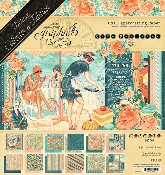 Graphic 45 Cafe Parisian Collection
