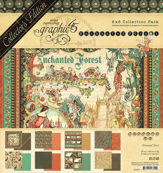 Graphic 45 Graphic 45 Enchanted Forest Collector's Edition 8x8 Collection Pack