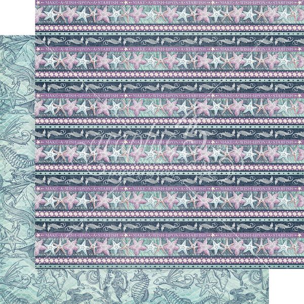 Graphic 45 Make A Splash: Whish Upon A Star 12x12 DS Paper (1 Sheet)