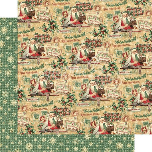 Graphic 45 Letters To Santa: Naughty Or Nice 12x12 DS Paper