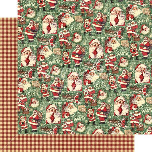 Graphic 45 Letters To Santa: Dear Old Santa 12x12 DS Paper (1 Sheet)