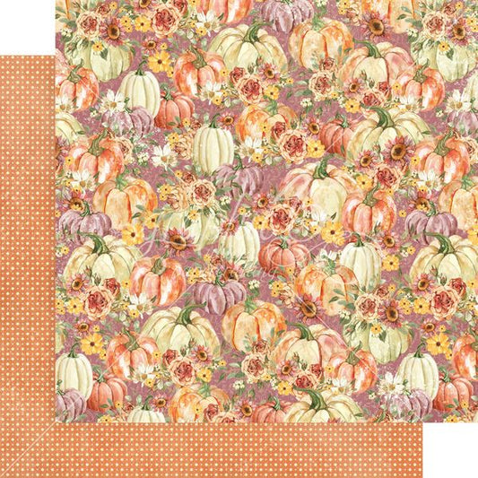 Graphic 45 Autumn Splendor: Hello Pumpkin 12x12 DS Paper (1 Sheet)