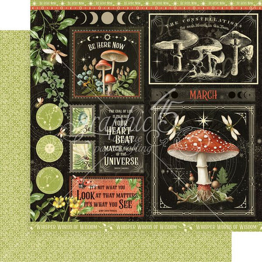 Graphic 45 Life is Abundant:  March 12x12 DS Paper (1 Sheet)