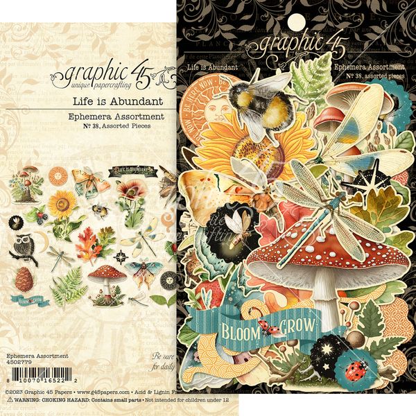 DISC - Graphic 45 Life is  Abundant Ephemera