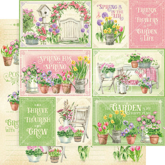 Grow With Love: Friends and Flowers 12x12 DS Paper (1 Sheet)