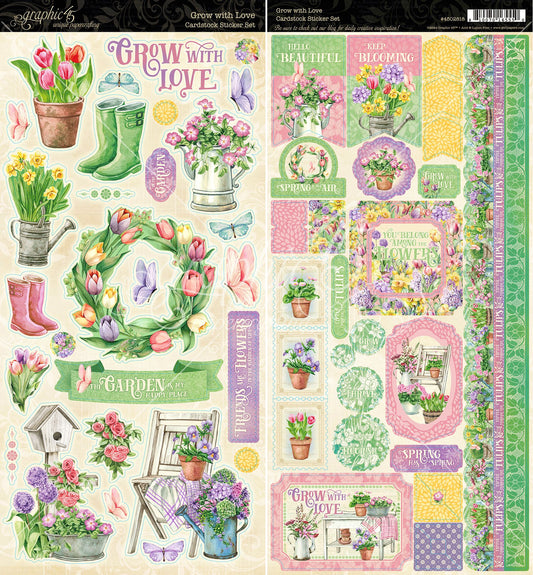 Graphic 45 Grow With Love Stickers
