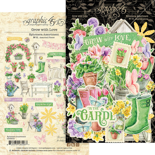 Graphic 45 Grow With Love Ephemera