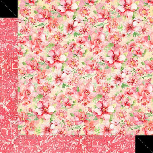 Graphic 45 Flight of Fancy: Hello Beautiful 12x12 DS Paper (1 Sheet)