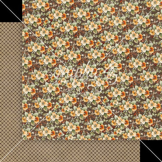 Graphic 45 Autumn Greetings: Cozy Up! 12x12 DS Paper (1 Sheet)