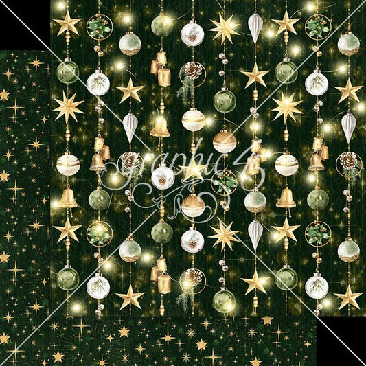 Graphic 45 Merry & Bright: Jingle Bells 12x12 DS Paper (1 Sheet)