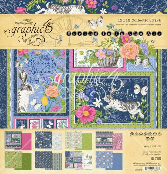 Graphic 45 Spring Is In The Air 12"X12" Collection Pack