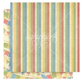 Graphic 45 Hip Hip Hooray: Better Together 12x12 DS Paper (1 Sheet)