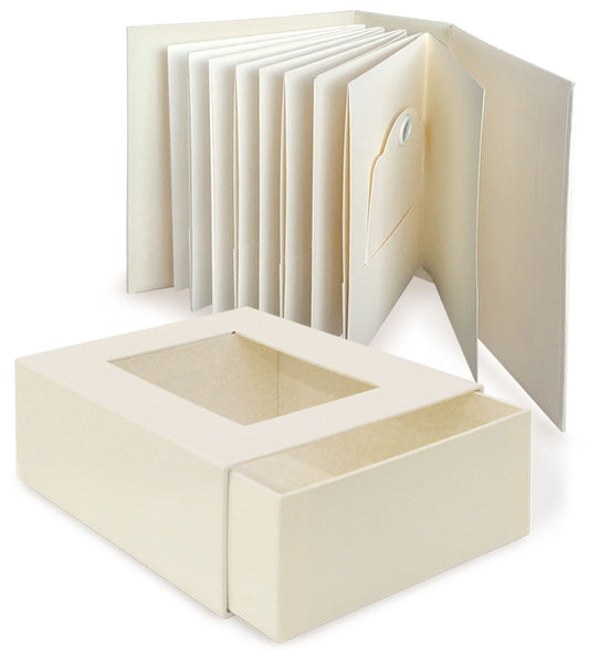 Graphic 45 ATC Ivory Album with Matchbook Box