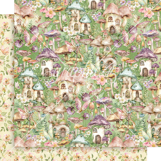 Graphic 45 Fairy Boutique: Pixie Town 12x12 DS Paper (1 Sheet)