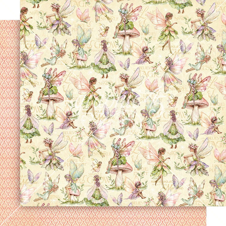 Graphic 45 Fairy Boutique: Woodland Sprites 12x12 DS Paper (1 Sheet)