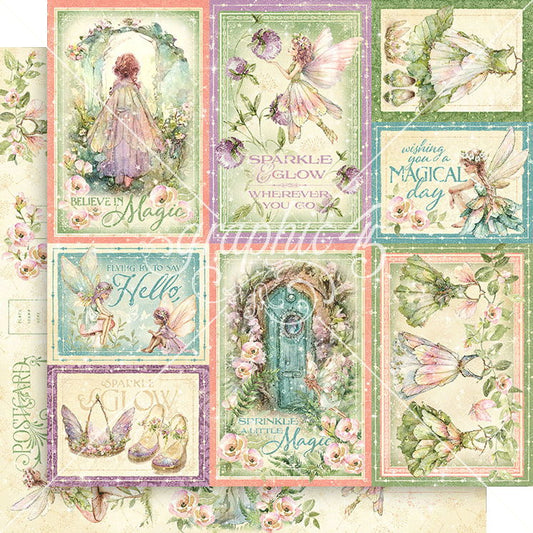 Graphic 45 Fairy Boutique: Make a Wish 12x12 DS Paper (1 Sheet)