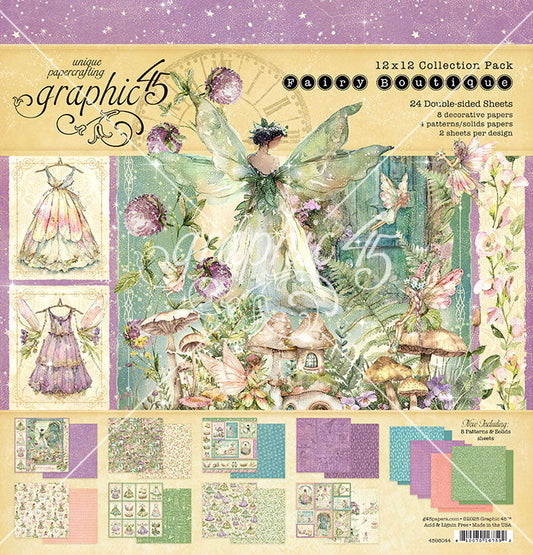 Graphic 45 Fairy Boutique 12x12 Collection Pack