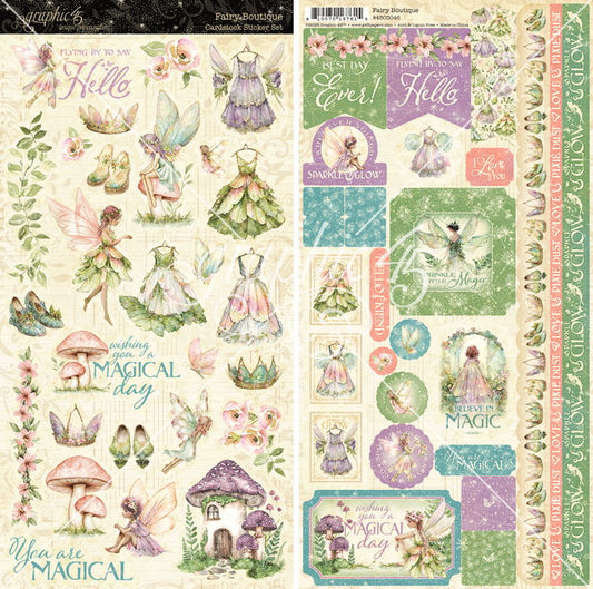 Graphic 45 Fairy Boutique Sticker Set