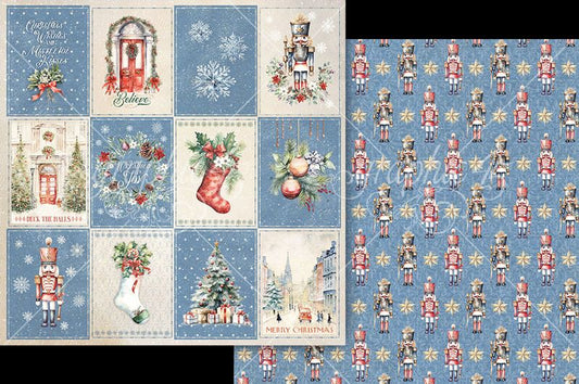 Graphic 45 Deck the Halls: Nutcracker Parade 12x12 DS Paper (1 Sheet)