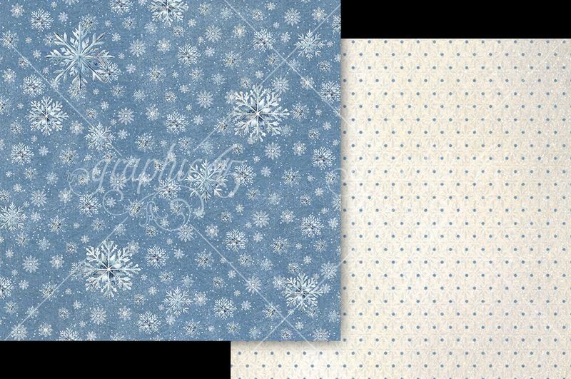 Graphic 45 Deck the Halls: Calm and Bright 12x12 DS Paper (1 Sheet)