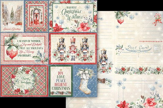 Graphic 45 Deck the Halls: Joy and Delight 12x12 DS Paper (1 Sheet)