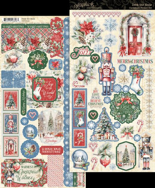 Graphic 45 Deck the Halls Sticker Set