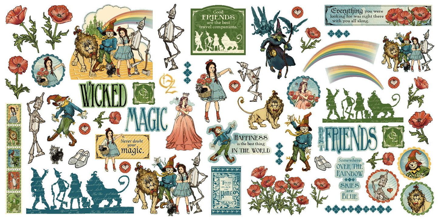 Graphic 45 Wonder of Oz Ephemera Set
