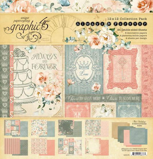 Graphic 45 Always & Forever 12x12 Collection Pack