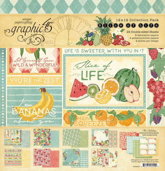 Graphic 45 Slice of Life 12x12 Collection Pack