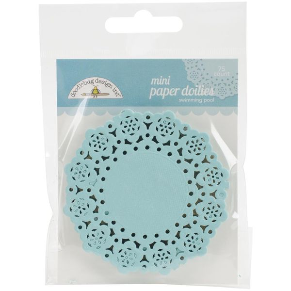 Doodlebug Mini Doilies 3" 75/Pkg-Swimming Pool