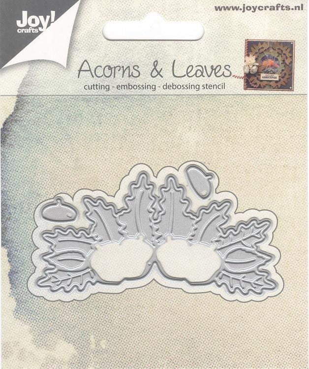 Joy! Cutting-emboss die - Acorns & Leaves