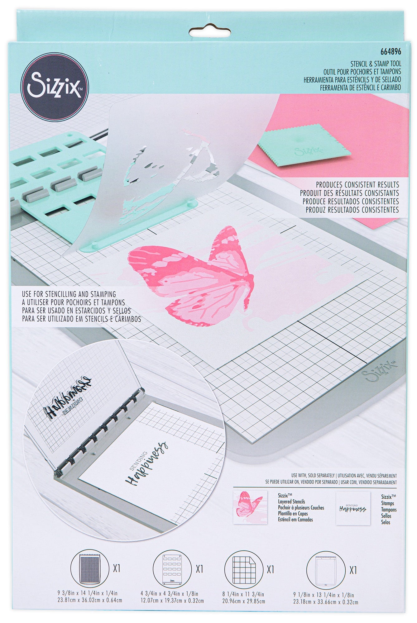 Sizzix Stencil & Stamp Tool-