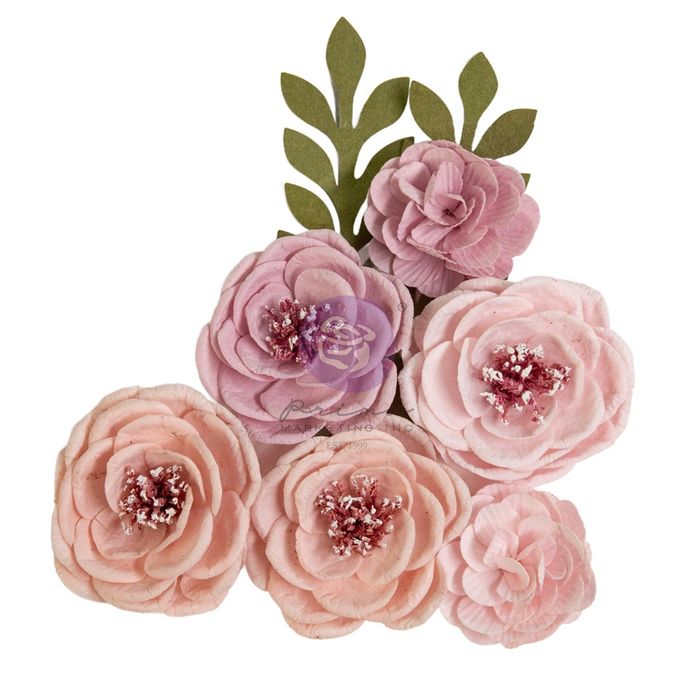 Prima Marketing Paper Flowers 8/Pkg By Frank Garcia-Moonlight