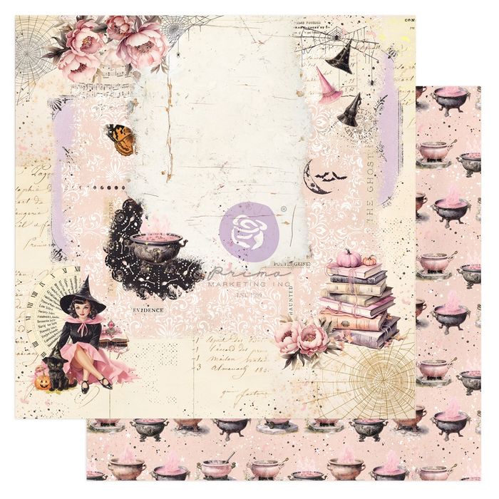 Prima Marketing Magic Spell Double-Sided Cardstock 12"X12" By Frank Garcia-Magical Season