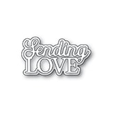 Memory Box Everyday Sentiments Sending Love Craft Die (AIR Exclusive)
