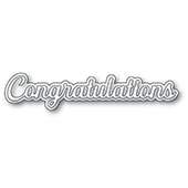 Memory Box Everyday Sentiments Congratulations Craft Die (AIR Exclusive)