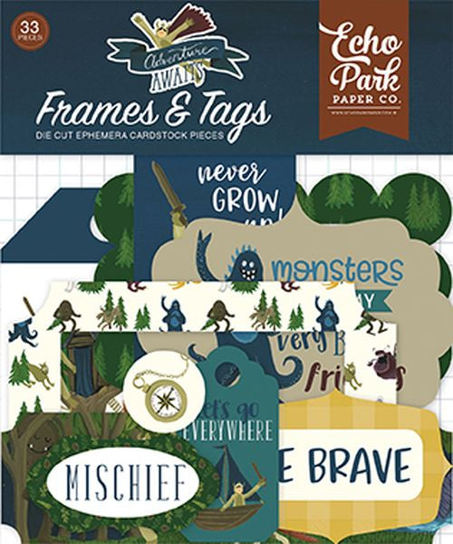 Echo Park Paper Company All Girl Chipboard Phrases