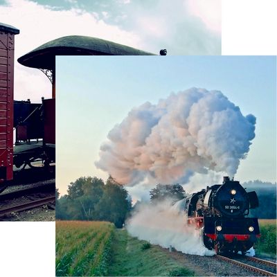 Reminisce All Aboard: Steam Power DS Paper (1 Sheet)
