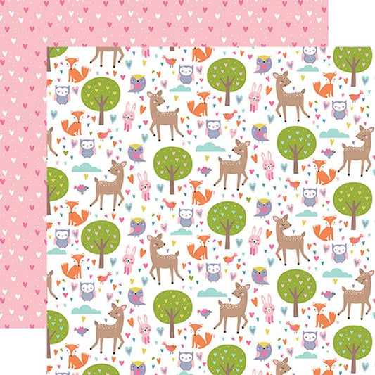 Echo Park All About a Girl: Park Playdate DS Paper (1 Sheet)
