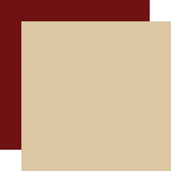 A Cozy Christmas Tan/Dark Red