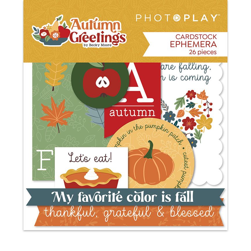 Autumn Greetings Ephemera