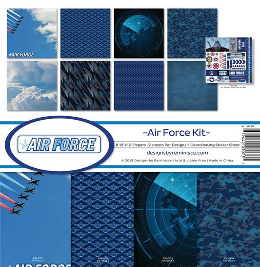 Reminisce Air Force Collection Kit