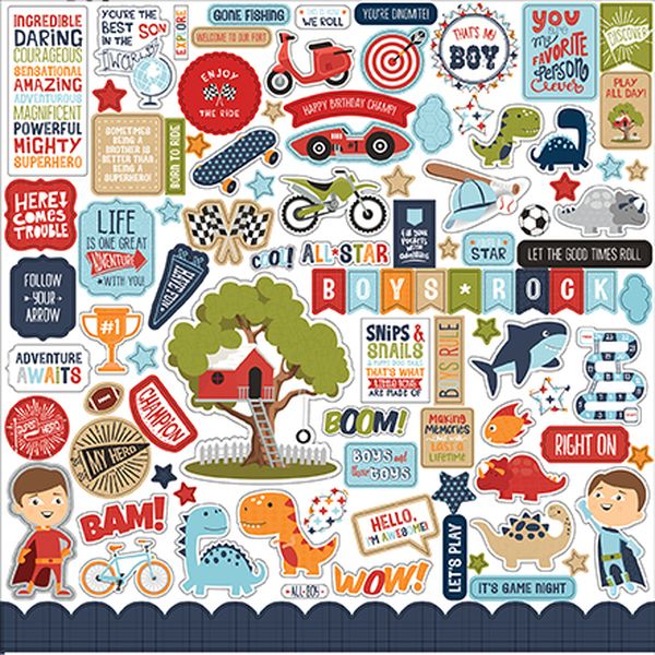 DISC - All Boy Element Stickers