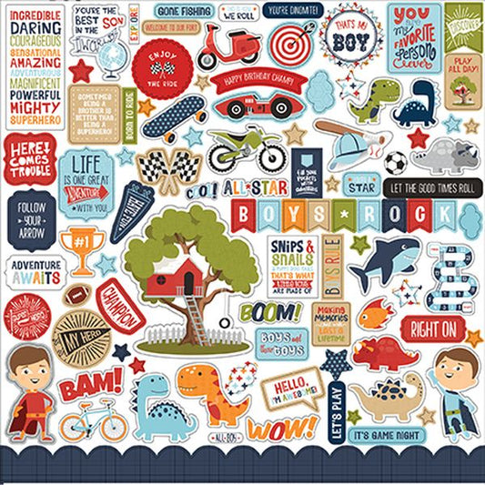 DISC - All Boy Element Stickers