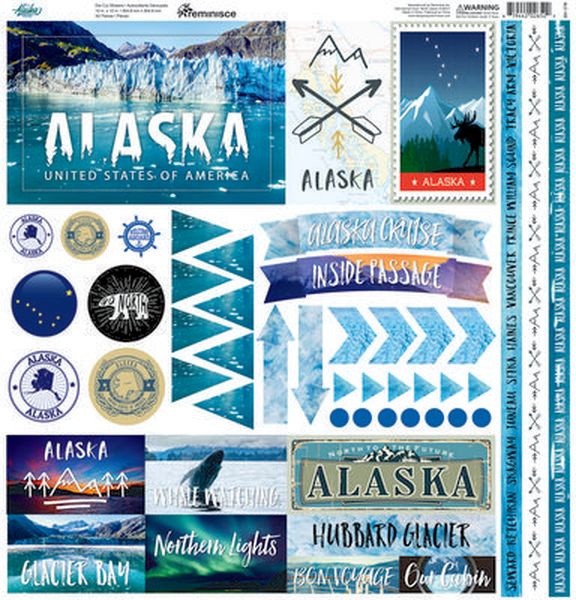 Reminisce Alaskan Cruise Elements Sticker