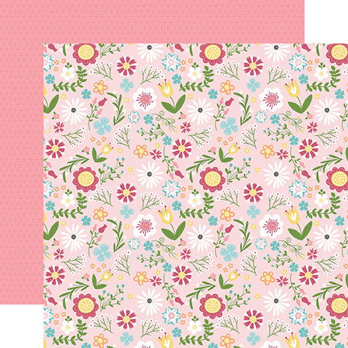 Echo Park All Girl: All Girl Floral DS Paper (1 Sheet)