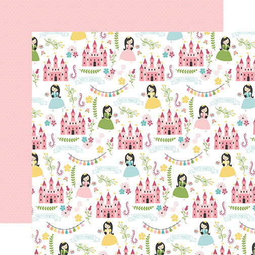 Echo Park All Girl: Pretty Princess DS Paper (1 Sheet)